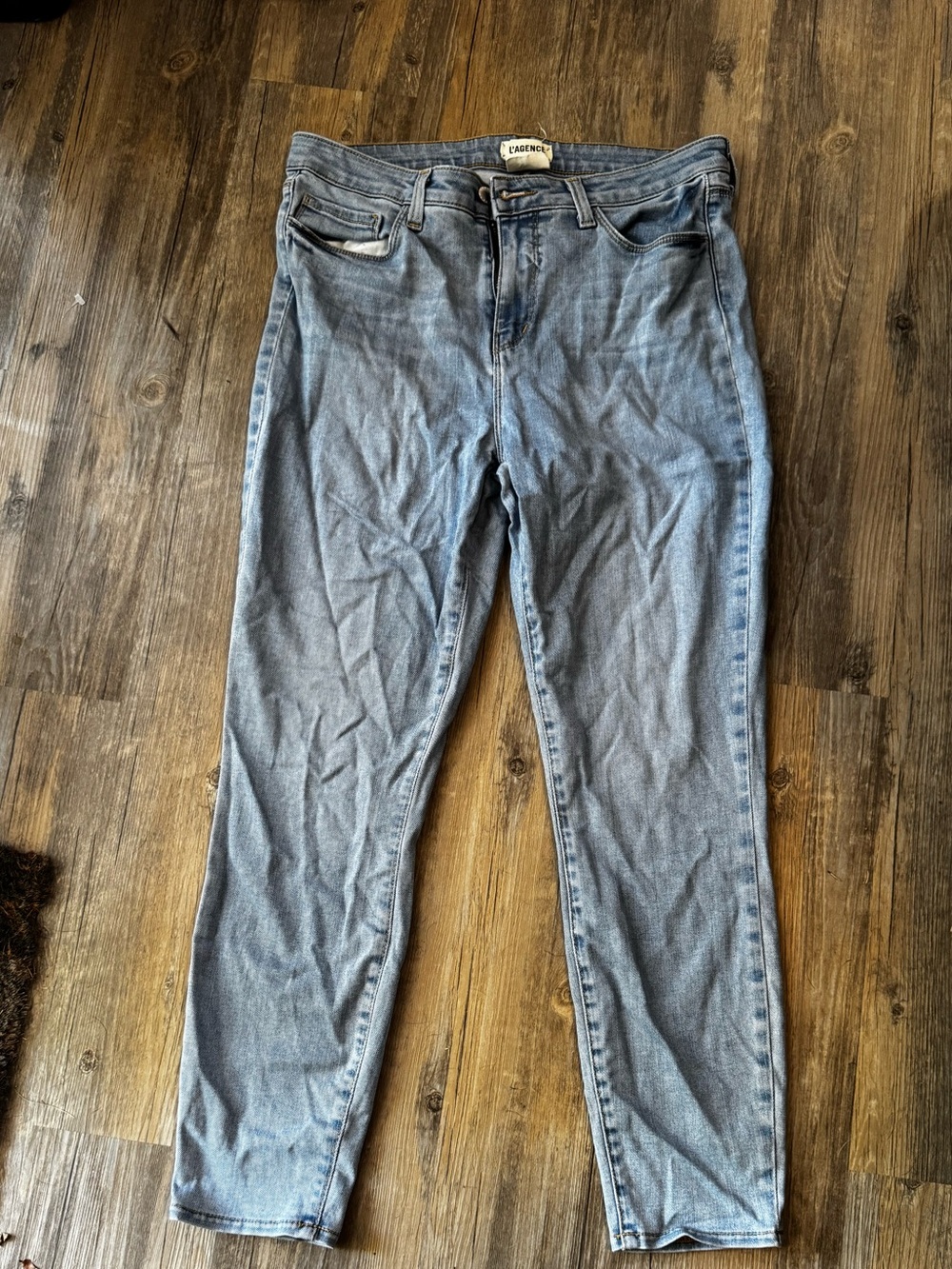 L’Agence Margot High Rise Skinny in colour Cascade